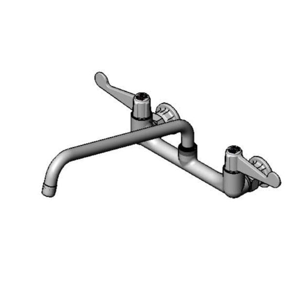 T&S  5F-8WWX08  Fct, 8'' Wall mt, 8'' Swing, 4'' Wrist