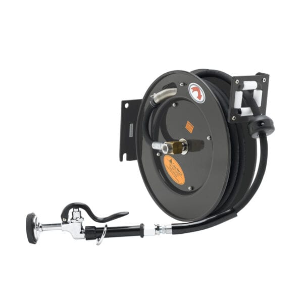T&S  5HR-232-01  Hose Reel, Open, Powder coat Steel, 35' X 3/8'' Id Hose