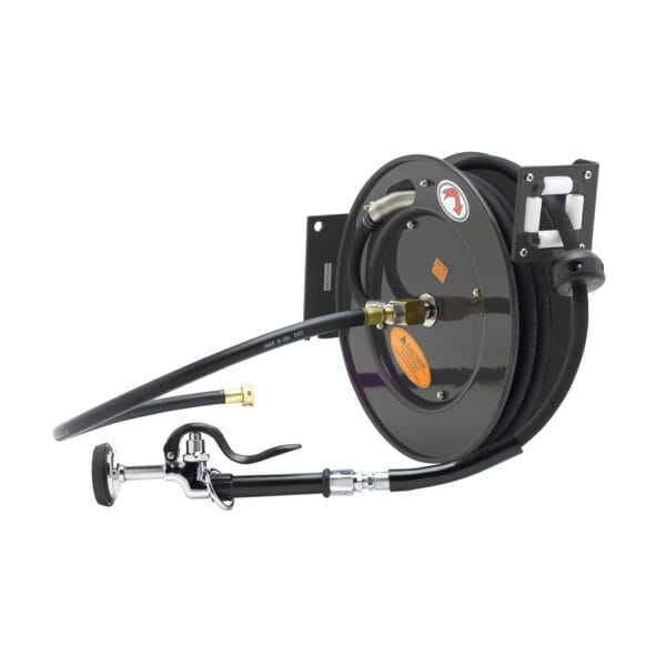 T&S  5HR-232-01-GH  Equip Open Hose Reel 3/8'' X 35' W/GH Adapter & 5Sv-Wh