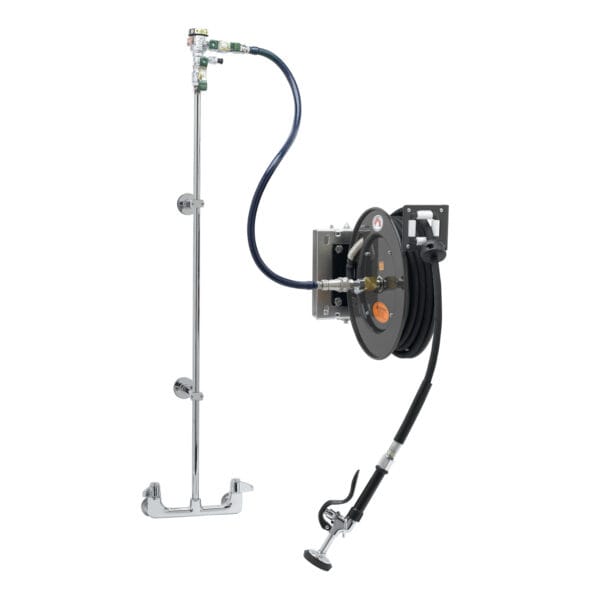 T&S  5HR-232-01WE1  EQUIP Hose Reel Sys, 8'' Wall mt Fct, 3/8'' x 35' Hose