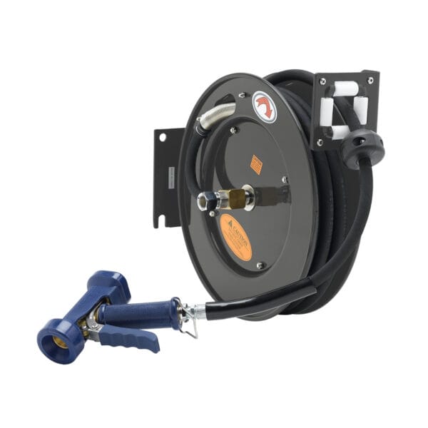 T&S  5HR-232-12-A  Hose Reel, Open, Powder coat Steel, 3/8'' x 35' Hose
