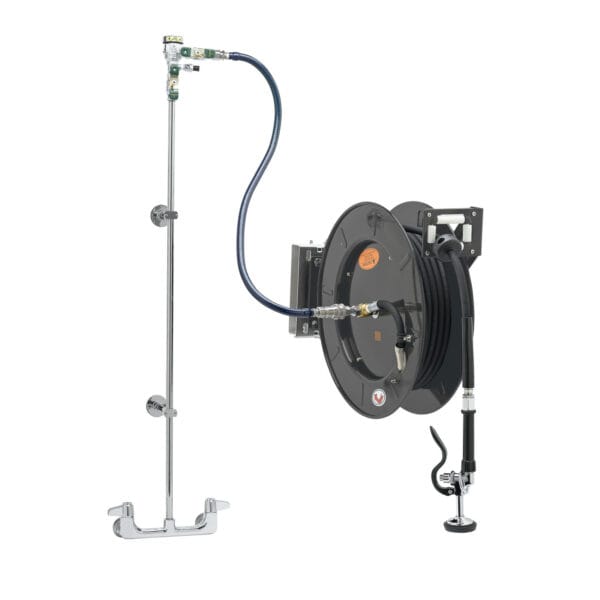 T&S  5HR-242-01WE1  EQUIP Hose Reel Sys, 8'' Wall mt  Fct, 3/8'' x 50' Hose