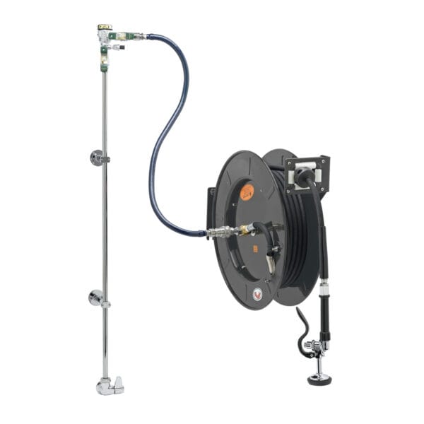 T&S  5HR-242-01XE2  EQUIP Hose Reel, 1-Temp Wall mt Base Fct, 3/8'' x 50' Hose