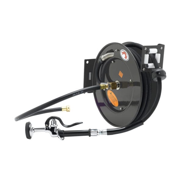 T&S  5HR-342-01-GH  Hose Reel, 1/2'' X 50', 5Sv-H Spray Vlv, 3' Connector Hose