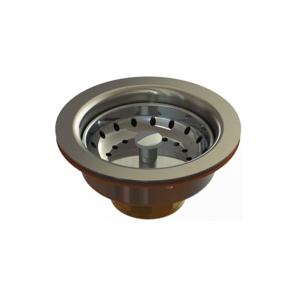T&S  5HS-7010  Basket Drain:St.Steel 1.5'' Npt, 4.5'' Dia Face Flg