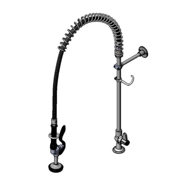 T&S  5PR-1S00  Equip PRU Unit: 1-Hole, Less  Fct, Qt Ceramic cart