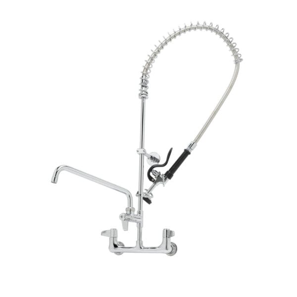 T&S  5PR-8W12  PRU, Wall mt Base, 8'' Cntrs, 6'' Wall Brkt, 12''  Fct
