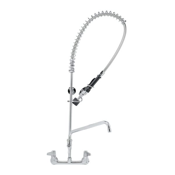 T&S  5PR-8W12-C  PRU Unit: 8'' Wall mt, Low-Flow Spray, Fct,12'' Swing