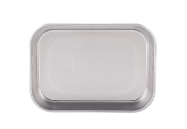 stainless steel roast pan.