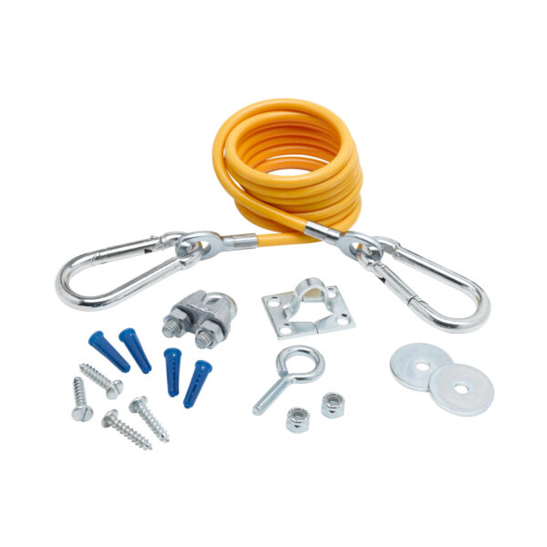 T&S  AG-RC  Gas Appliance Acc., 5' Restraining Cable Kit w/ Hardware