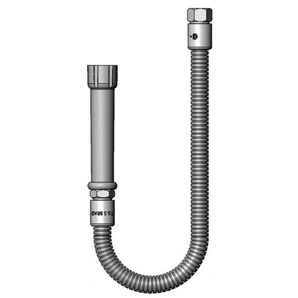 T&S  B-0024-H  Hose, 24'' flex SS