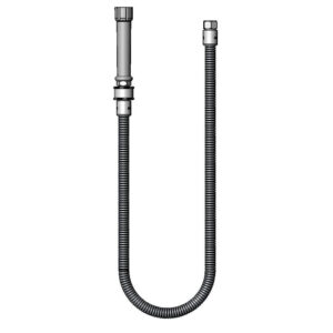 T&S  B-0044-H-SWV  44'' Ss flex Hose W/ Gray Handle & Prsv Swivel