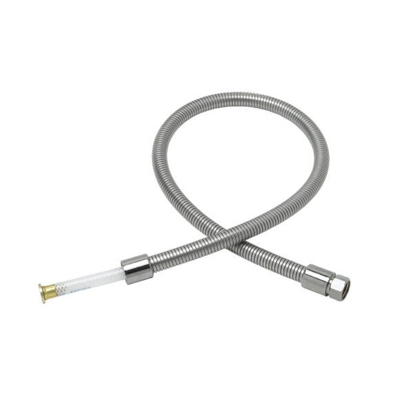 T&S  B-0044-H2A  Hose, 44'' flex SS, Less Handle