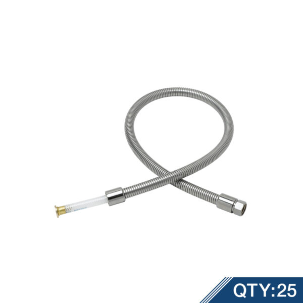 T&S  B-0044-H2AML  Hose, 44'' flex SS, Less Handle 25/Pack