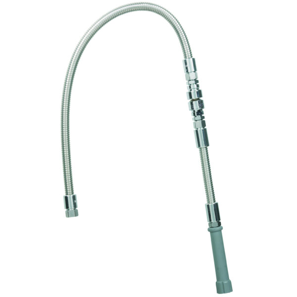 T&S  B-0044-V9  Hose, 44'' flex SS, Backflow Preventer