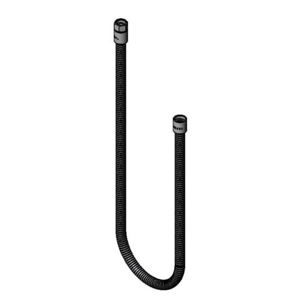 T&S  B-0046-H2A  Hose, 46'' flex SS, Less Handle