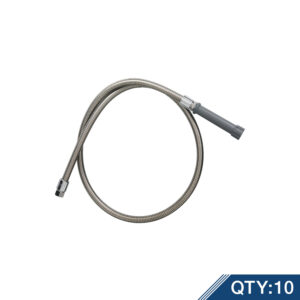 T&S  B-0068-HMS  Hose, 68'' flex SS 10/Pack