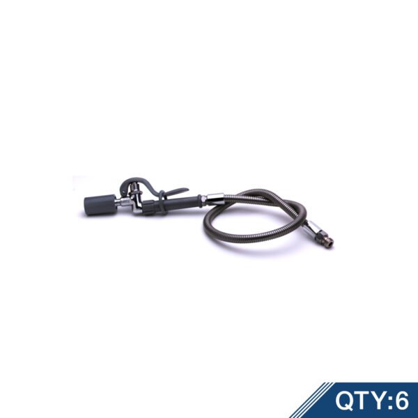 T&S  B-0100-CM  Spray Vlv W/ Low Flow Head B-0107-C & 44'' SS Flexhose