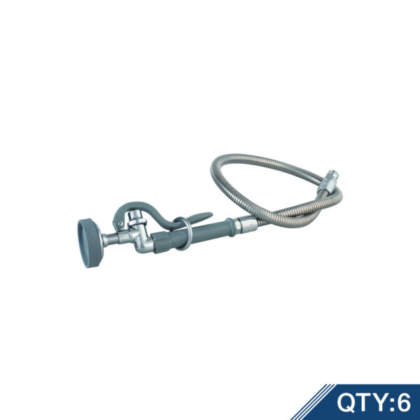 T&S  B-0100-M  Spray Vlv B-0107 w/ 44'' flex SS Hose B-0044-H