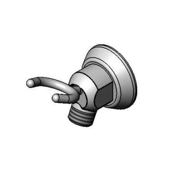 T&S  B-0104-A  Wall Hook: 3/8'' NPT (M) out, 3/8'' NPT (F) in