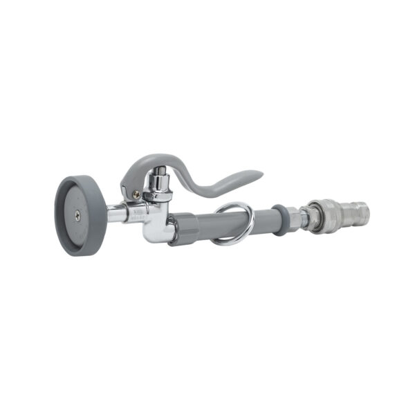 T&S  B-0107-QD  B-0107 w/ Grip Handle, Hold-Down Ring & SS QD