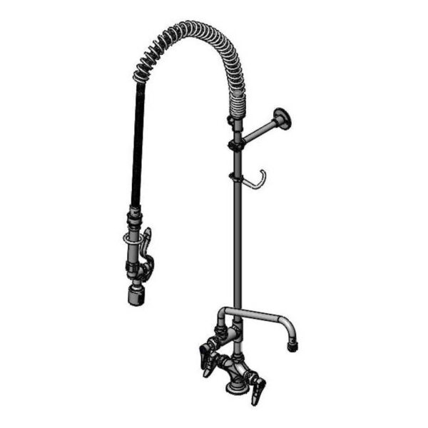 T&S  B-0113-10CRBJST  EasyInstall PRU, 1-Hole Base, Cerama, 10'' ADF