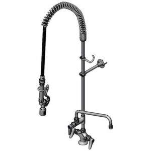 T&S  B-0113-12CRBJSW  PRU Unit w/ Cerama cart, B-0107-J, Swivel, Wall Brkt
