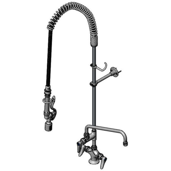 T&S  B-0113-12CRBJSW  PRU Unit w/ Cerama cart, B-0107-J, Swivel, Wall Brkt