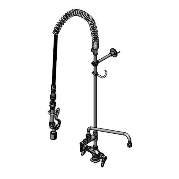 T&S  B-0113-14CRQJST  EasyInstall PRU, 1-Hole Base, Ceramas, 14'' ADF