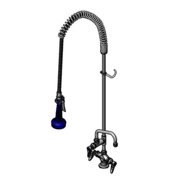 T&S  B-0113-A06-08C  Easyinstall PRU, 1-Hole Base, 6''  Fct, 18'' Flex Lines