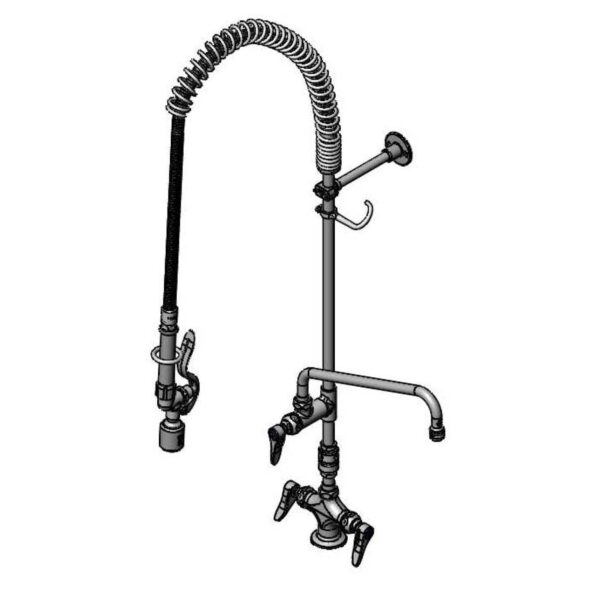 T&S  B-0113-A12-V-BC  EasyInstall PRU, Spring Action, 1- Hole Base