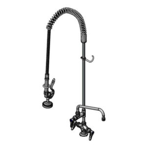 T&S  B-0113-ADF10  Easyinstall PRU, 1-Hole Base, 10''  Fct, 18'' Flex Lines