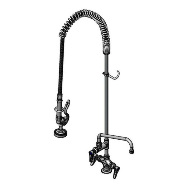 T&S  B-0113-ADF10  Easyinstall PRU, 1-Hole Base, 10''  Fct, 18'' Flex Lines