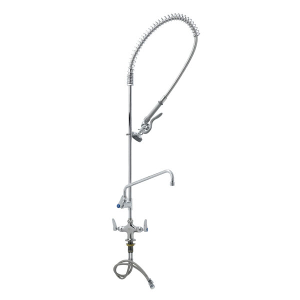 T&S  B-0113-ADF12  Easyinstall PRU, 1-Hole Base, 12''  Fct, 18'' Flex Lines