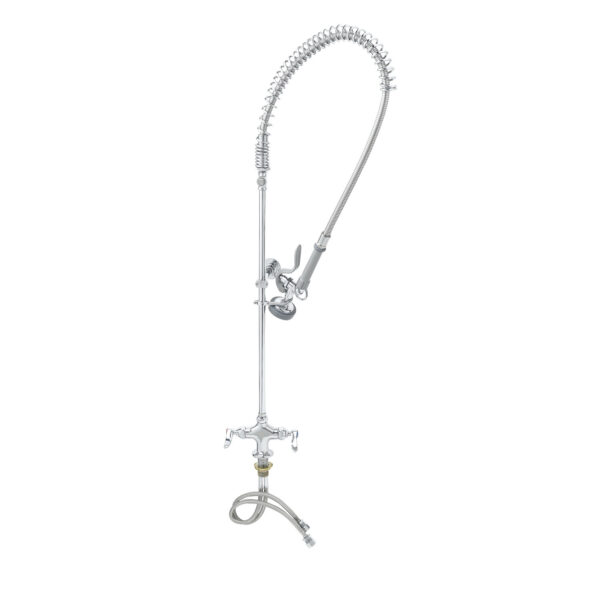 T&S  B-0113-B-TEE  Easyinstall PRU, 1-Hole Base, Flex Lines, Wall Brkt