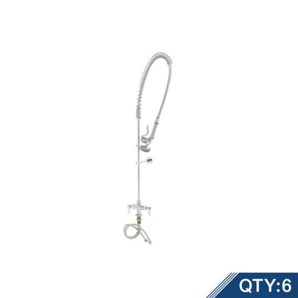 T&S  B-0113-BM  Easyinstall PRU, Spring , 18'' Flex Lines, Wall Brkt