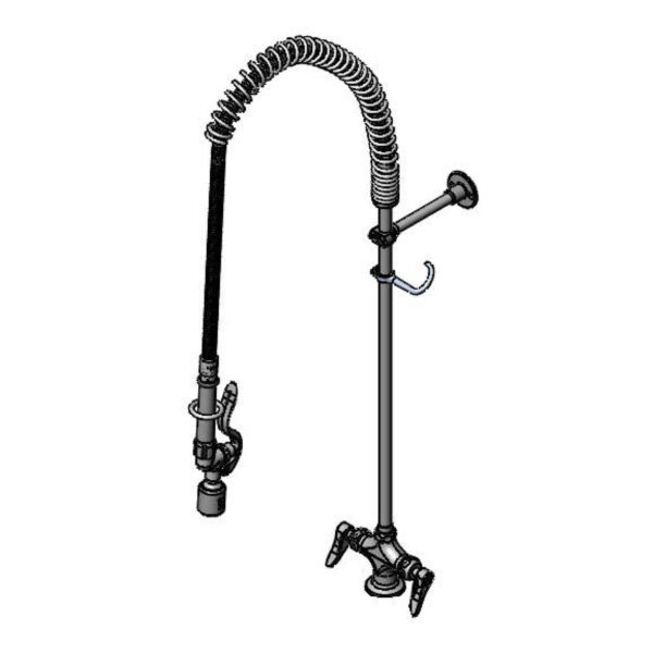 T&S  B-0113-CR-BC  Deck mt PRU Unit,Low-Flow Spray,Ceramas,Ez-Install
