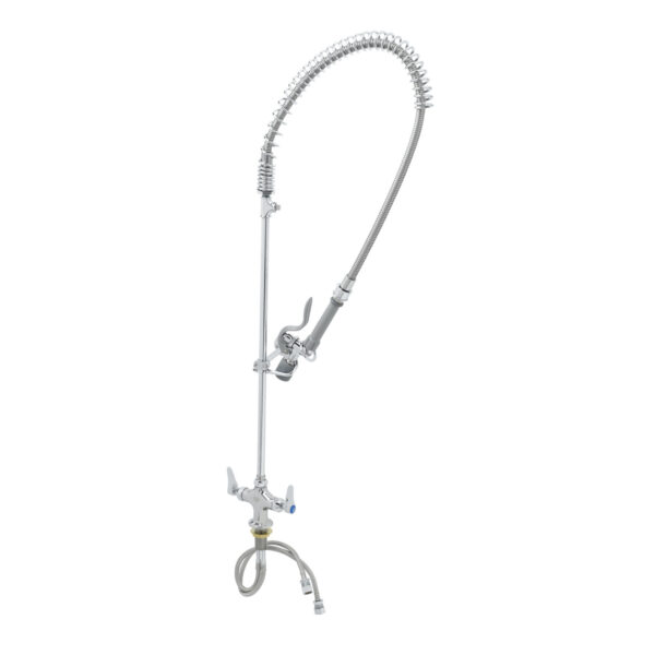 T&S  B-0113-CR-BJ-ST  PRU Unit: 1-Hole Base, Flex Lines, Ceramas, Tee