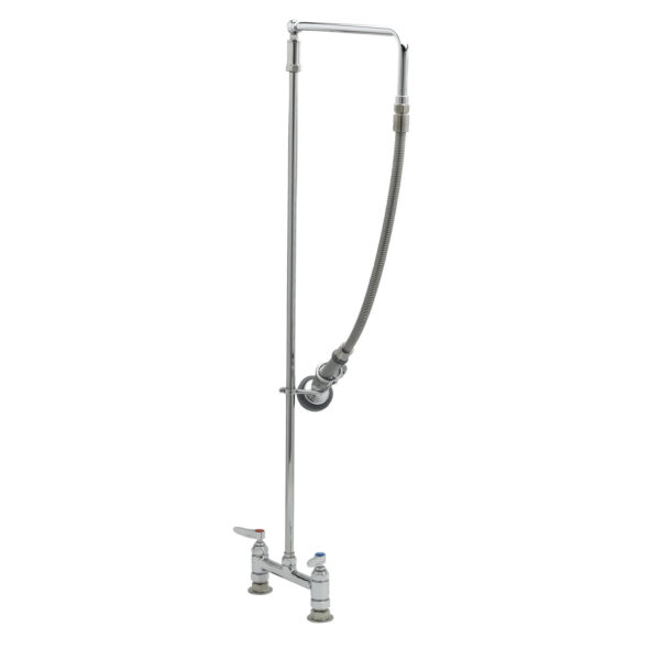 T&S  B-0122  PRU, 18'' Overhead Swivel Arm, Deck mt Base, 8'' Cntrs