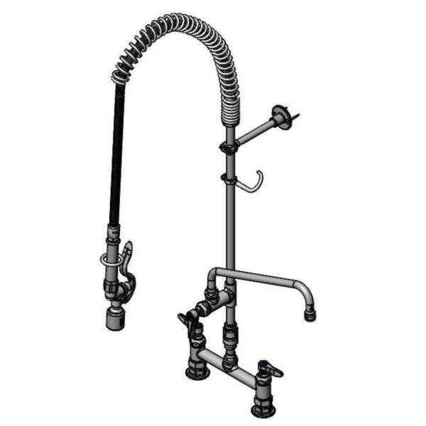 T&S  B-0123-A12-V-BC  EasyInstall PRU, Spring Action, Deck Mount Base