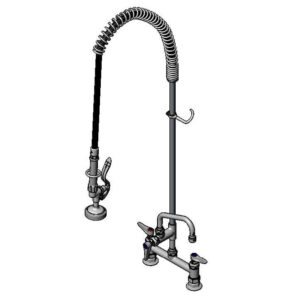 T&S  B-0123-ADF06  Easyinstall PRU, Spring , Deck mt, 8'' Cntrs, 6''  Fct