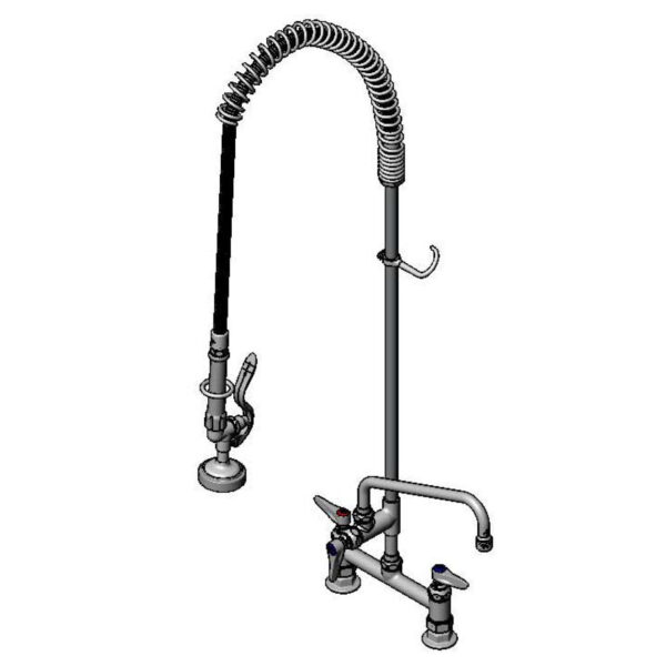 T&S  B-0123-ADF10  Easyinstall PRU, Spring , Deck mt, 8'' Cntrs, 10''  Fct
