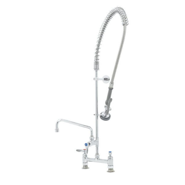 T&S  B-0123-ADF10-B  Easyinstall PRU, Deck mt, 8'' Cntrs, 10''  Fct, Wall Brkt