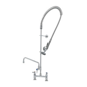 T&S  B-0123-ADF12-B  Easyinstall PRU, Deck mt, 8'' Cntrs, 12''  Fct, Wall Brkt