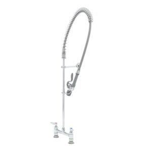 T&S  B-0123-BC  PRU Unit:8''C/C Deck mt,Low-Flow Spray,Wall Brkt,44''Hose