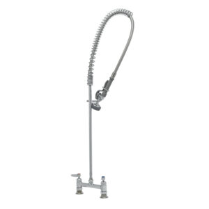 T&S  B-0123-CR  Easyinstall PRU, Spring , Cerama cart, Deck mt, 8'' Cntrs