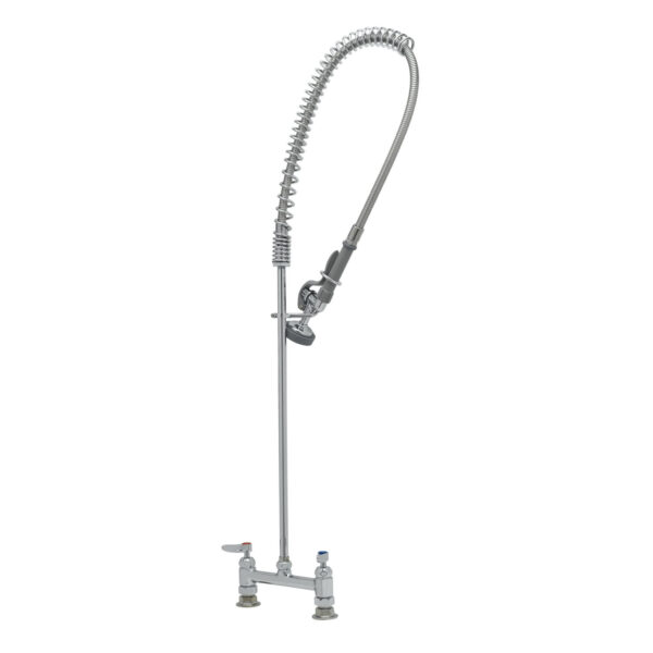 T&S  B-0123-CR  Easyinstall PRU, Spring , Cerama cart, Deck mt, 8'' Cntrs