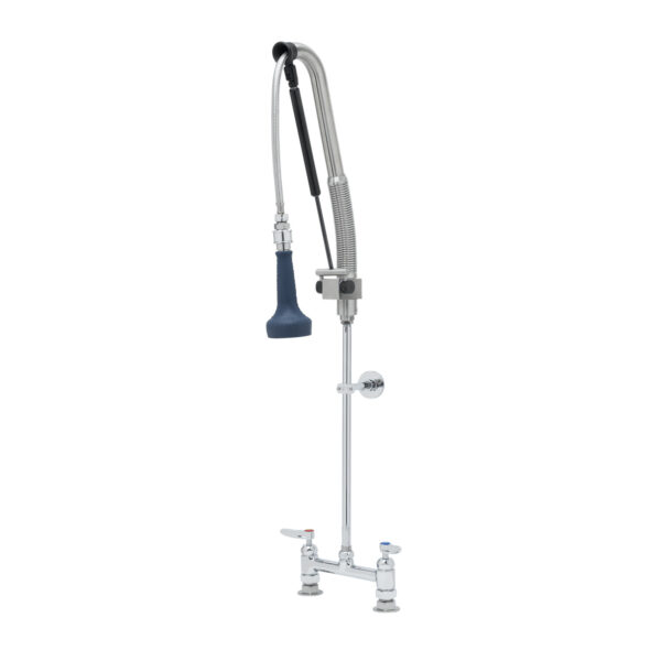 T&S  B-0123-CR-B8P  Pull-Down PRU w/ Cerama cart,Lever, WallBrkt