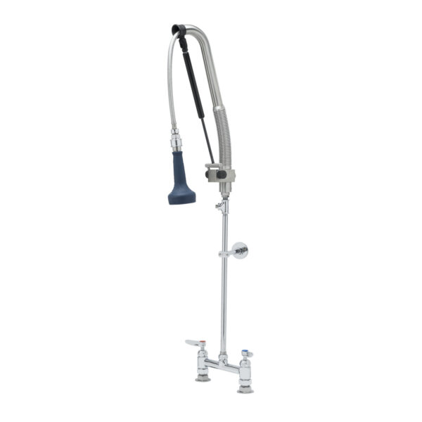 T&S  B-0123-CR-B8TP  Pull-Down PRU w/ Cerama cart,Lever, WallBrkt