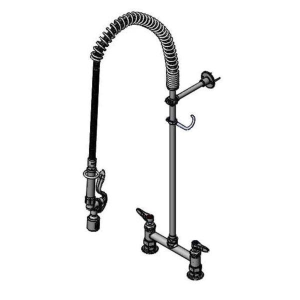 T&S  B-0123-CR-BJ  EasyInstall PRU, 8'' Deck mt Fct, Ceramas